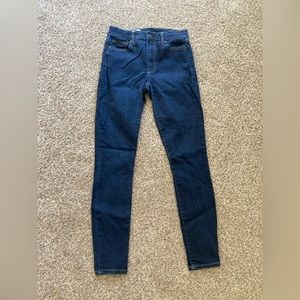 High Rise Skinny Jeans 27 dark blue